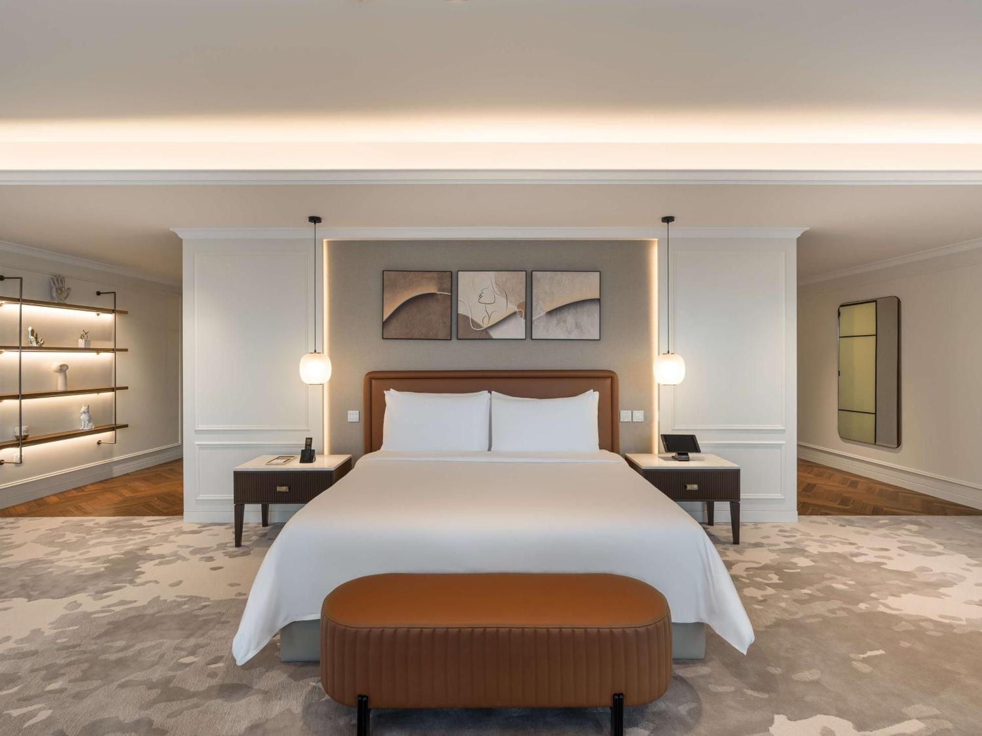 Kempinski The Boulevard Дубай Екстериор снимка A bedroom at the hotel